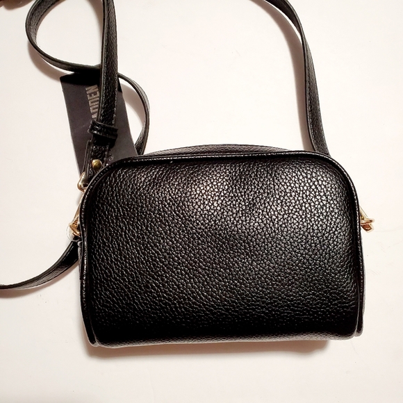 NWT Steve Madden Black Leopard Print Crossbody Bag - Picture 3 of 4